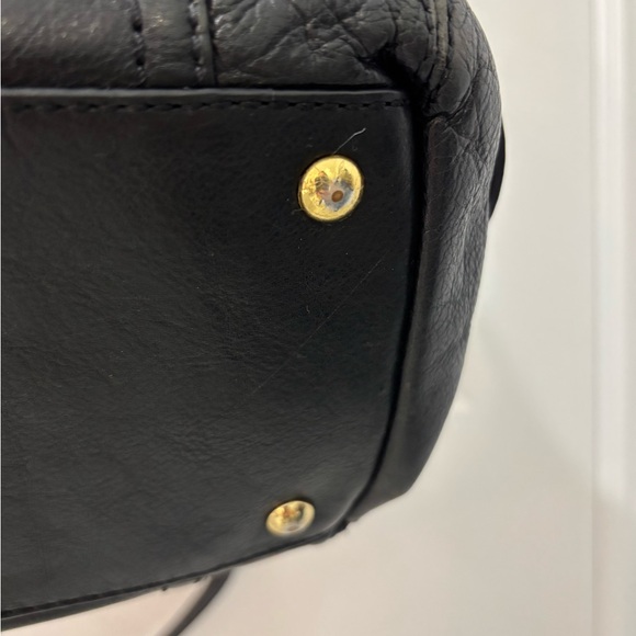 Michael Kors Large Black Leather Gansevoort Tote Detachable Crossbody Strap - Picture 12 of 13